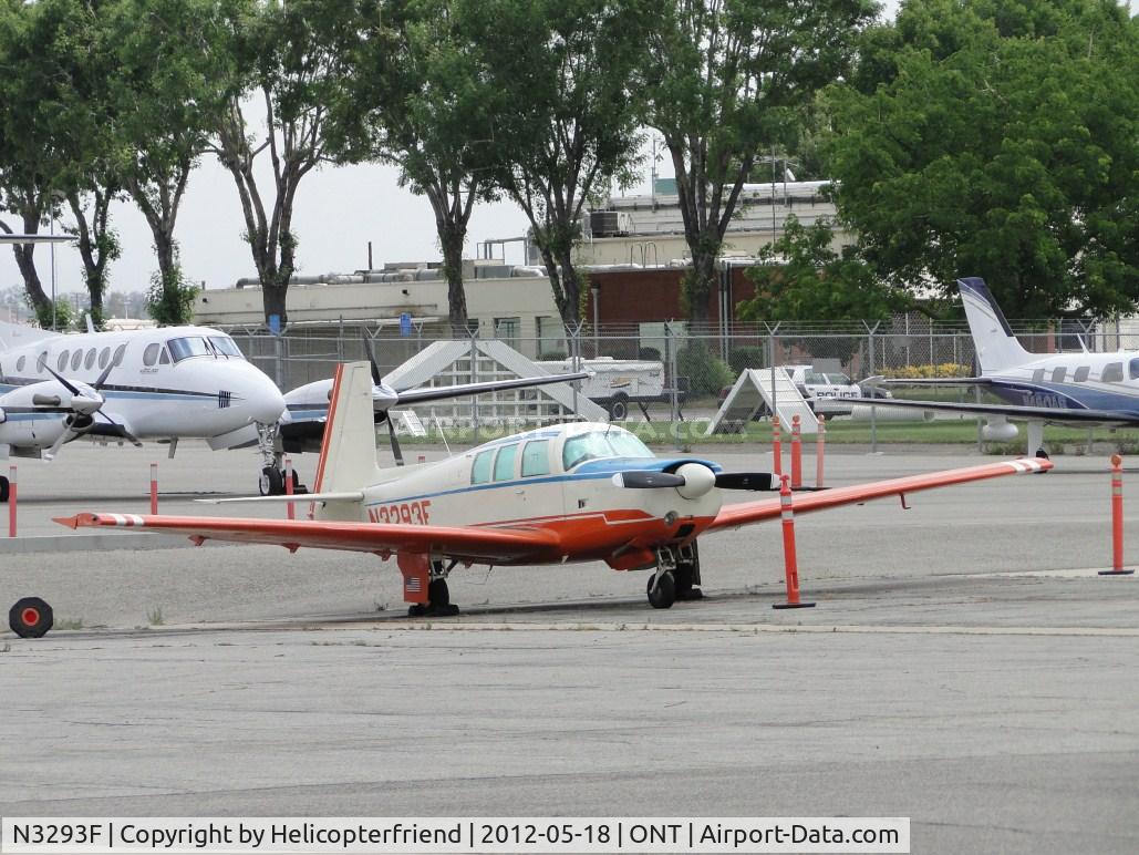N3293F, 1968 Mooney M-20G Statesman C/N 680001, Parked on the southside
