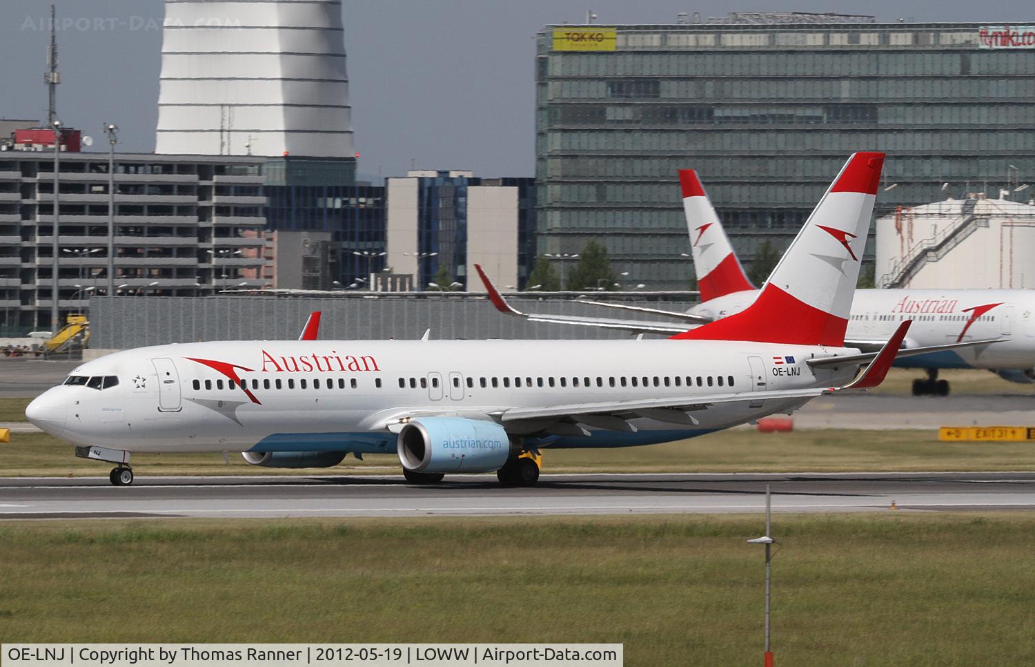 OE-LNJ, 1998 Boeing 737-8Z9 C/N 28177, Austrian Airlines Boeing 737