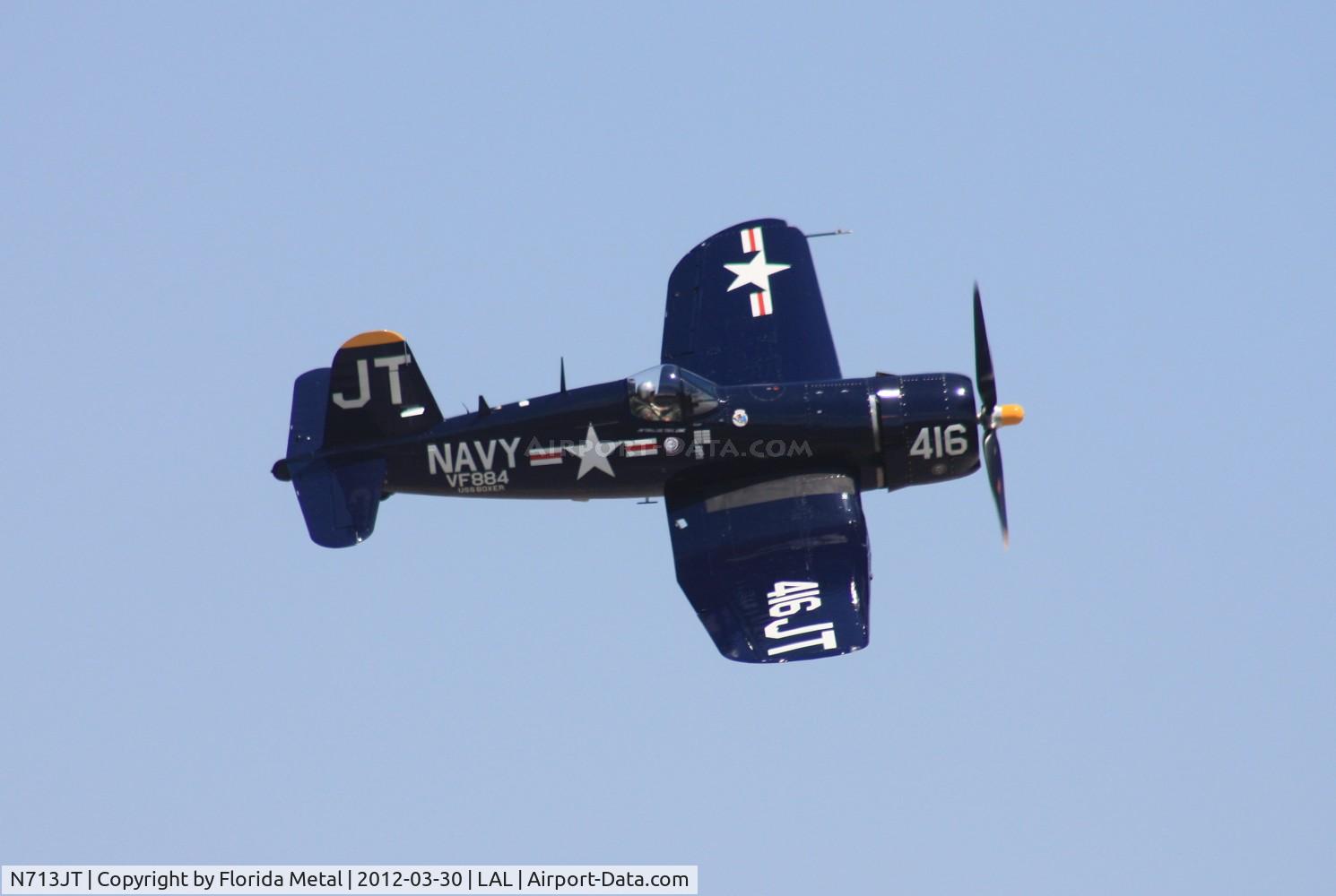 N713JT, 1945 Vought F4U-4B Corsair C/N 97143, F4U Corsair