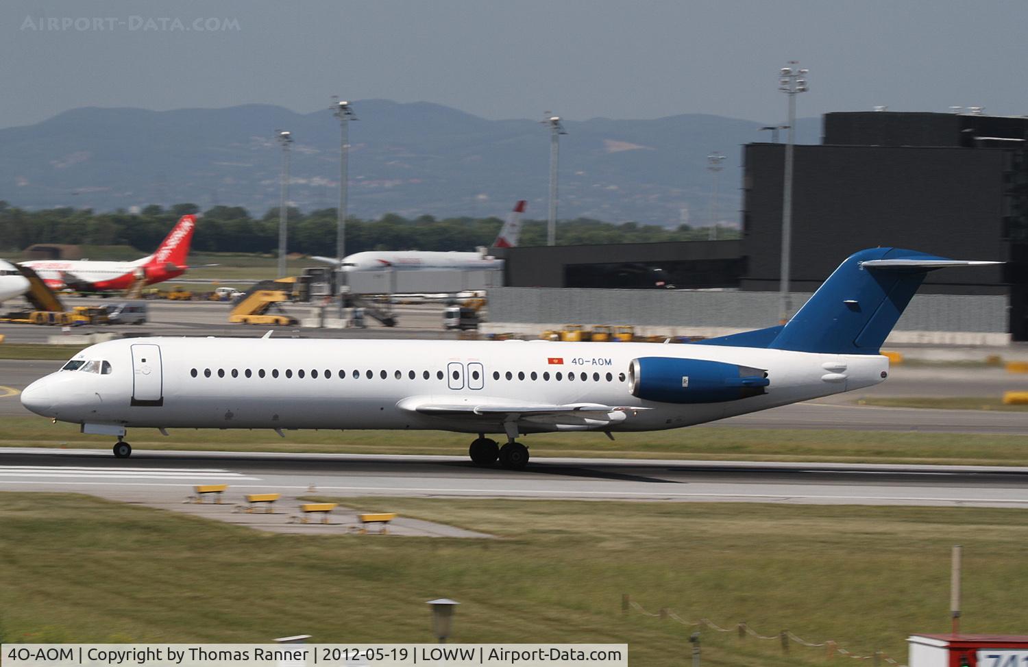 4O-AOM, 1990 Fokker 100 (F-28-0100) C/N 11321, Montenegro Airlines Fokker 100