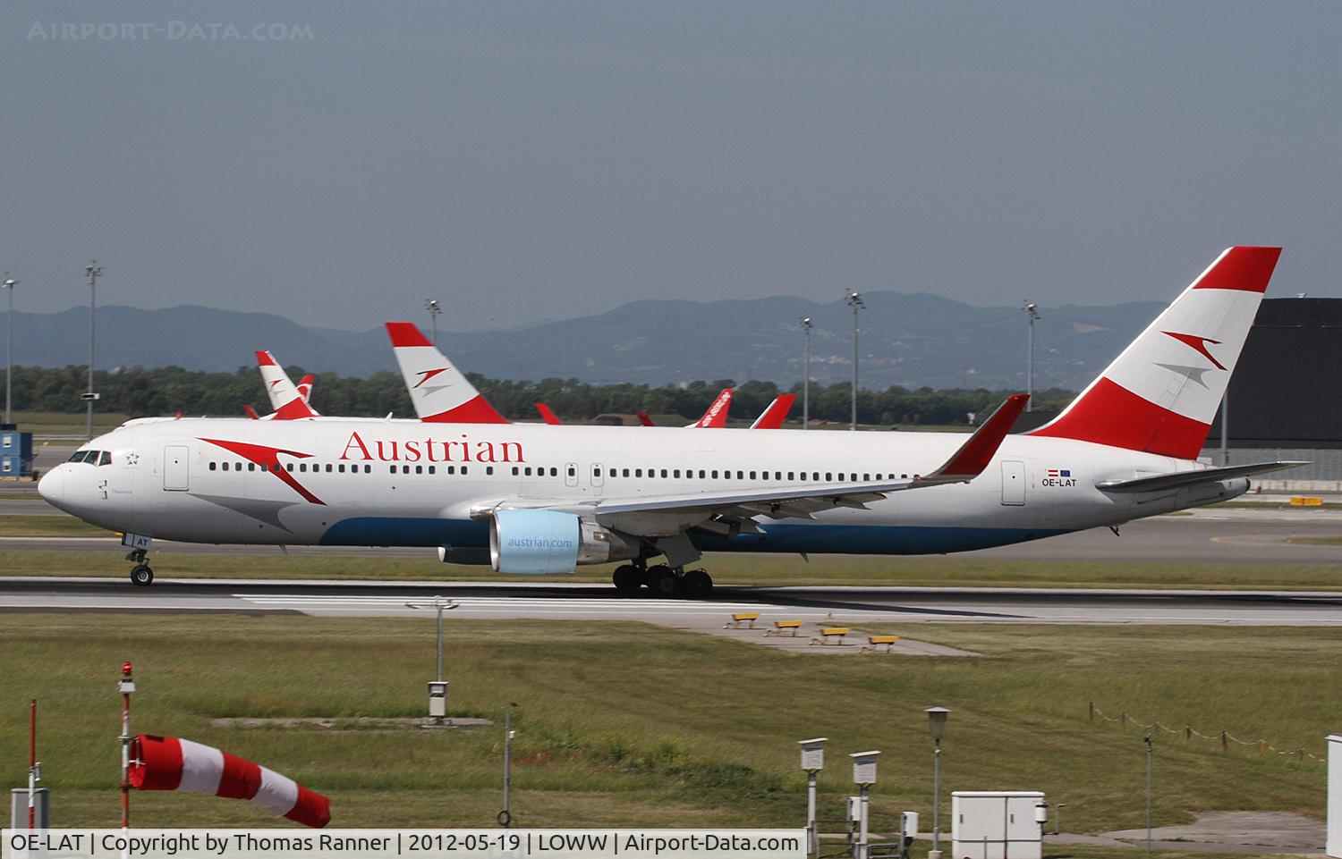 OE-LAT, 1991 Boeing 767-31A C/N 25273, Austrian Airlines Boeing 767