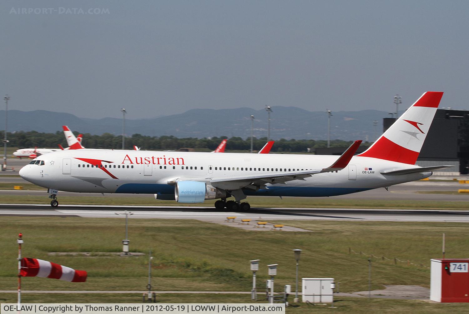 OE-LAW, 1992 Boeing 767-3Z9/ER C/N 26417, Austrian Airlines Boeing 767