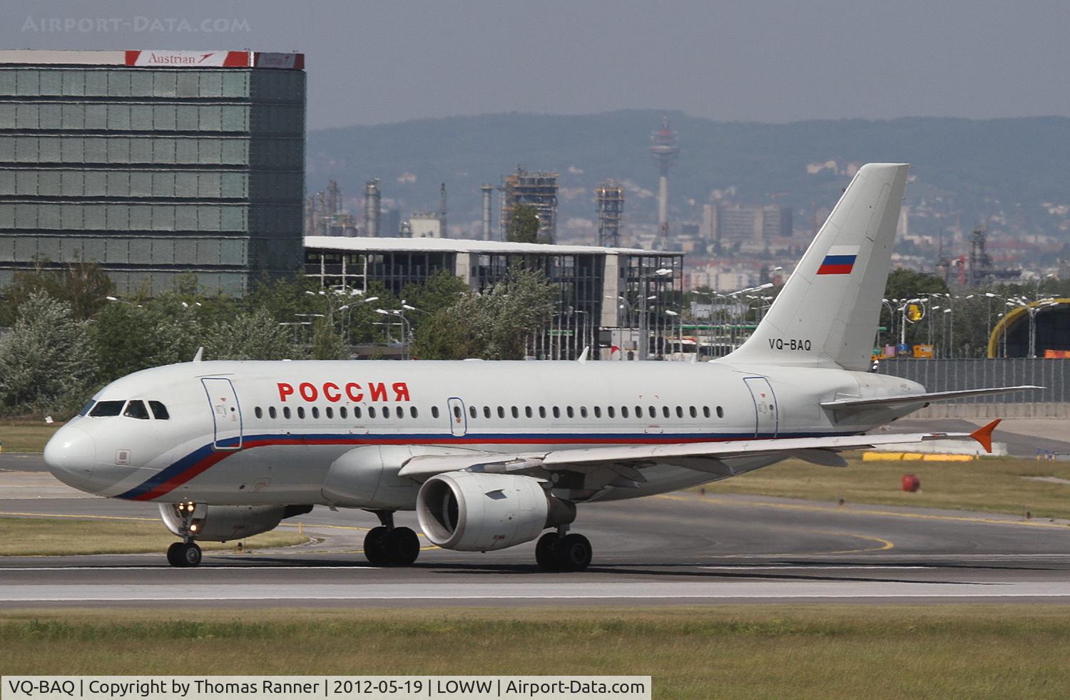 VQ-BAQ, 2001 Airbus A319-111 C/N 1560, Rossiya Airbus A319