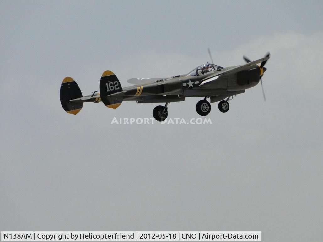 N138AM, 1943 Lockheed P-38J Lightning C/N 44-23314, Gaining speed and altitude