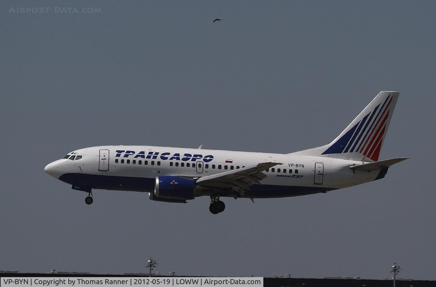 VP-BYN, 1998 Boeing 737-524 C/N 28924, Transaero Boeing 737