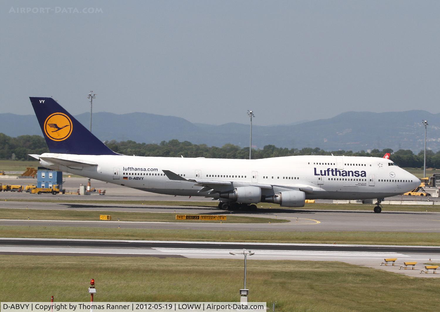 D-ABVY, 2000 Boeing 747-430 C/N 29869, Lufthansa Boeing 747