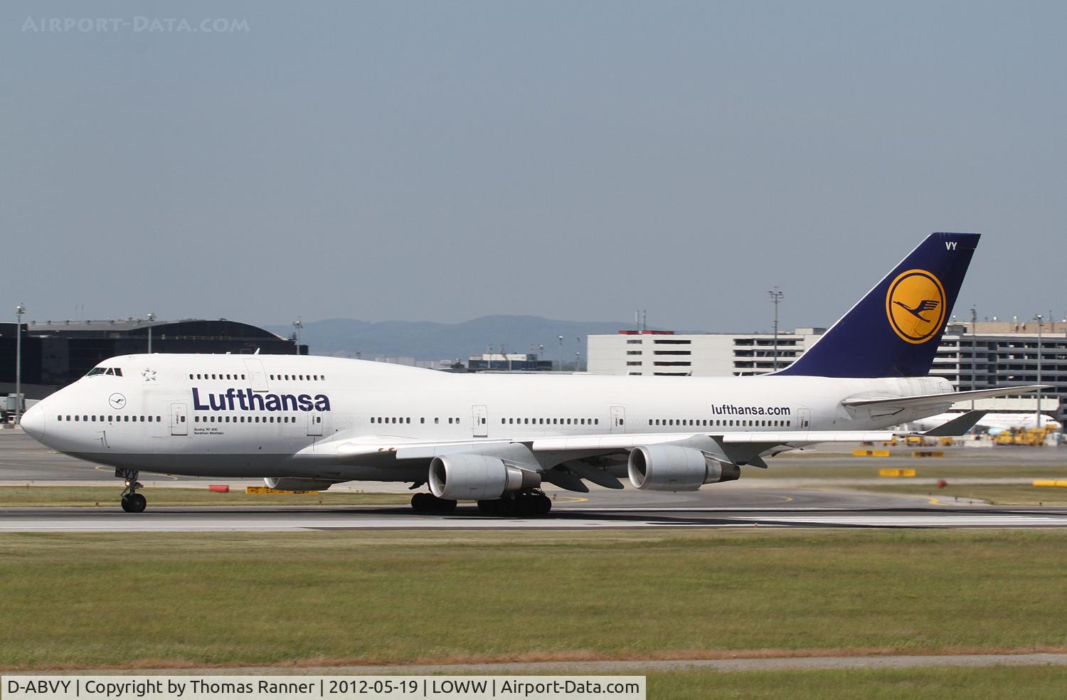 D-ABVY, 2000 Boeing 747-430 C/N 29869, Lufthansa Boeing 747