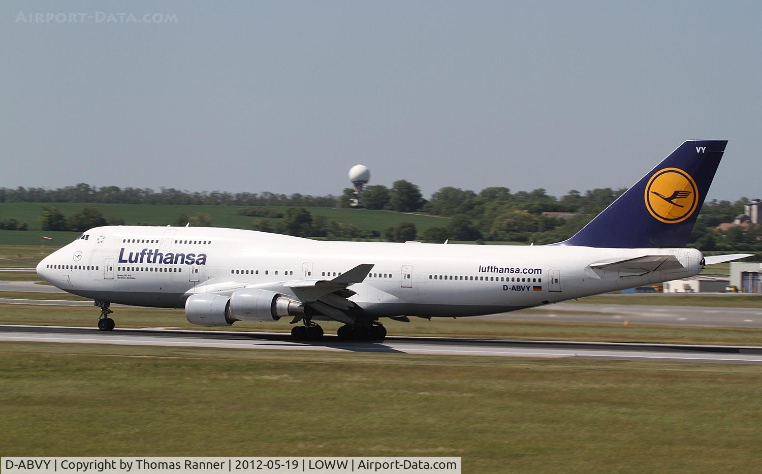 D-ABVY, 2000 Boeing 747-430 C/N 29869, Lufthansa Boeing 747