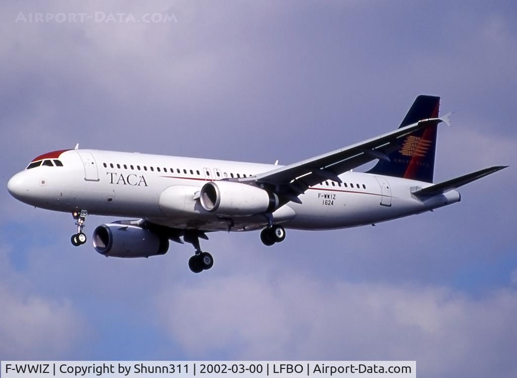F-WWIZ, 2002 Airbus A320-233 C/N 1624, C/n 1624 - To be EI-TAB