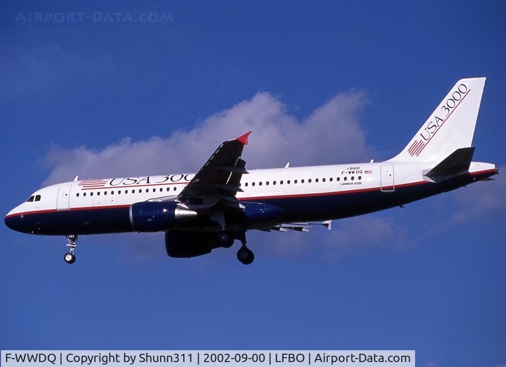 F-WWDQ, 2002 Airbus A320-214 C/N 1860, C/n 1860 - To be N263AV