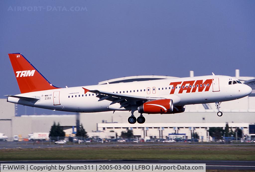 F-WWIR, 2005 Airbus A320-232 C/N 2393, C/n 2393 - To be PR-MAV