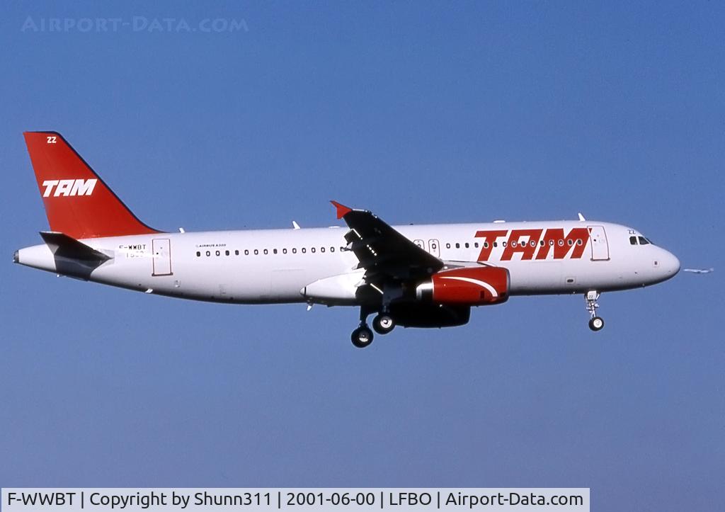 F-WWBT, 2001 Airbus A320-232 C/N 1593, C/n 1593 - To be PT-MZZ