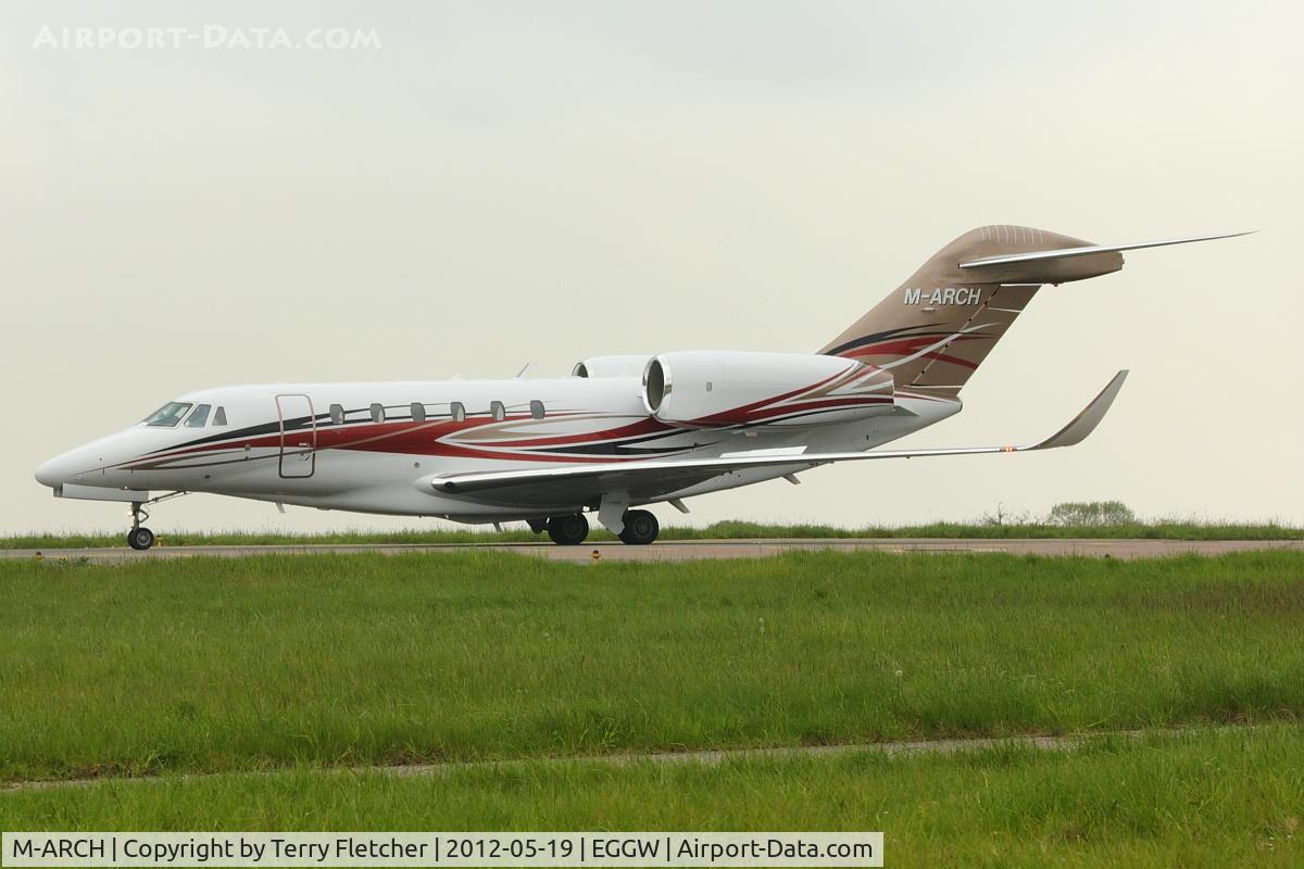 M-ARCH, 1996 Cessna 750 Citation X Citation X C/N 750-0254, 1996 Cessna 750, c/n: 750-0254 at Luton