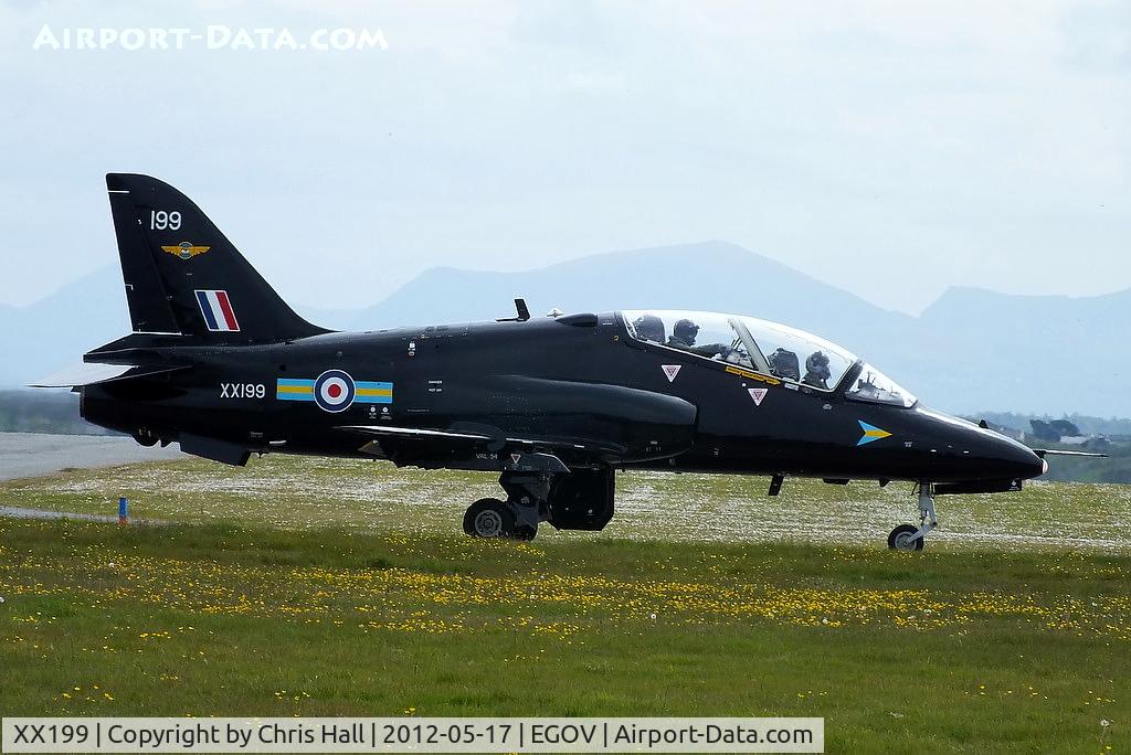 XX199, 1978 Hawker Siddeley Hawk T.1A C/N 046/312046, RAF 208(R) Sqdn