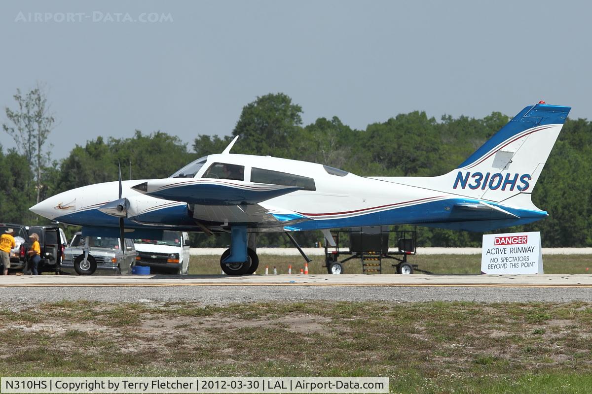 N310HS, 1975 Cessna 310R C/N 310R0233, At 2012 Sun n Fun