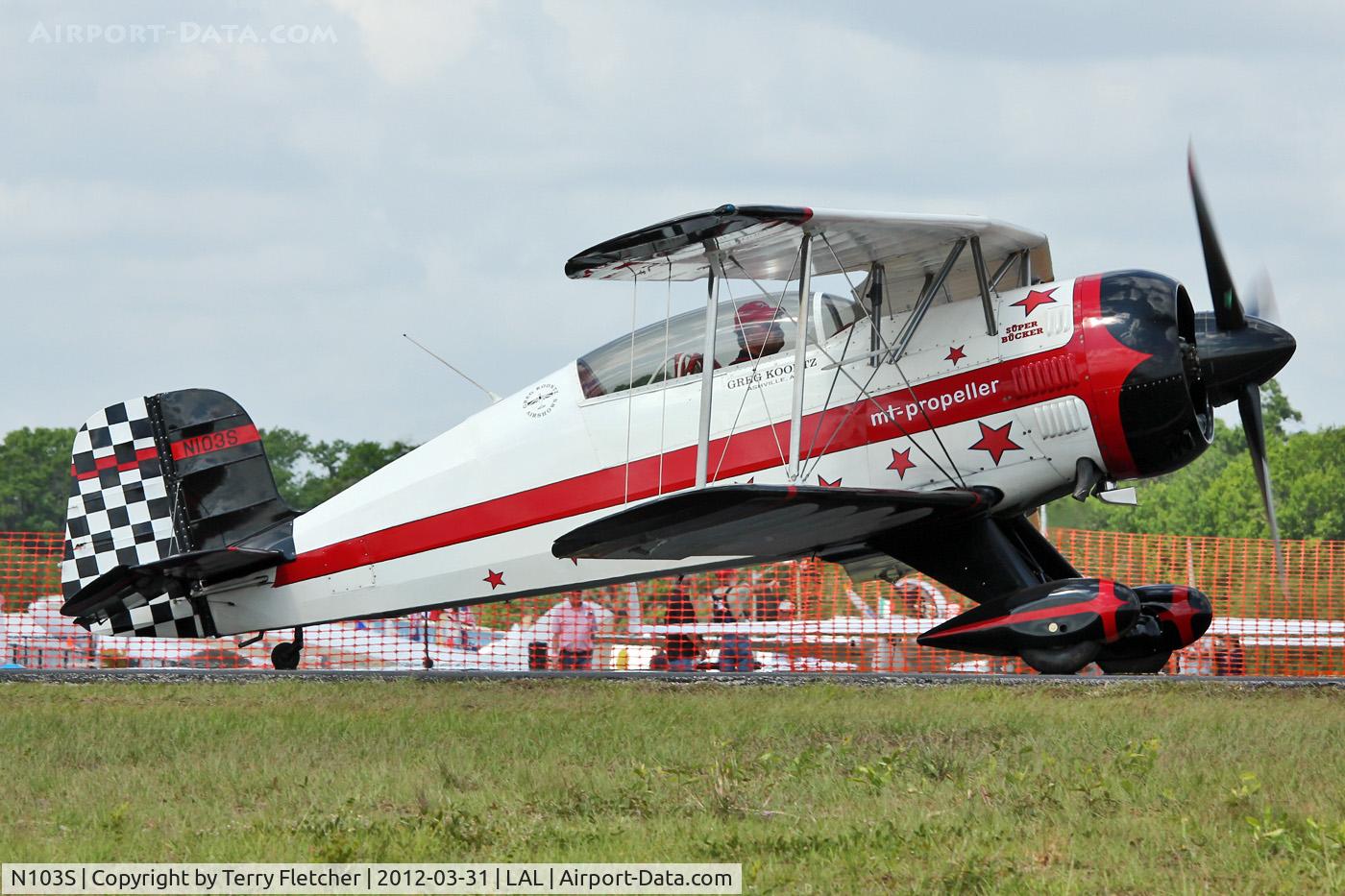 N103S, Bucker Bu-133R Jungmeister C/N S-3, At 2012 Sun n Fun