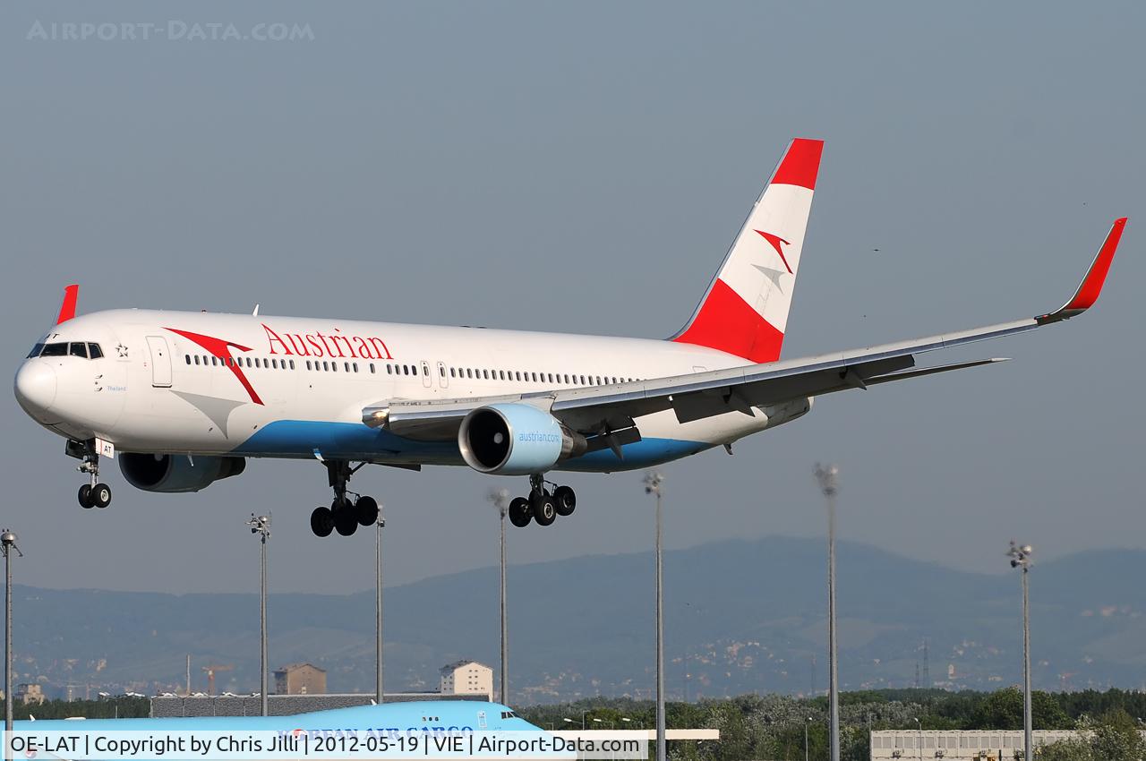 OE-LAT, 1991 Boeing 767-31A C/N 25273, Austrian Airlines