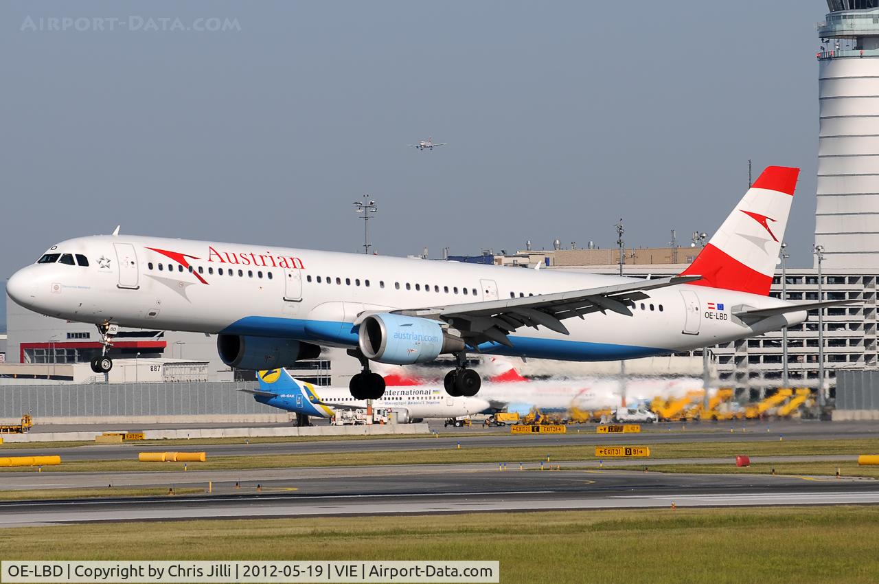 OE-LBD, 1998 Airbus A321-211 C/N 920, Austrian Airlines