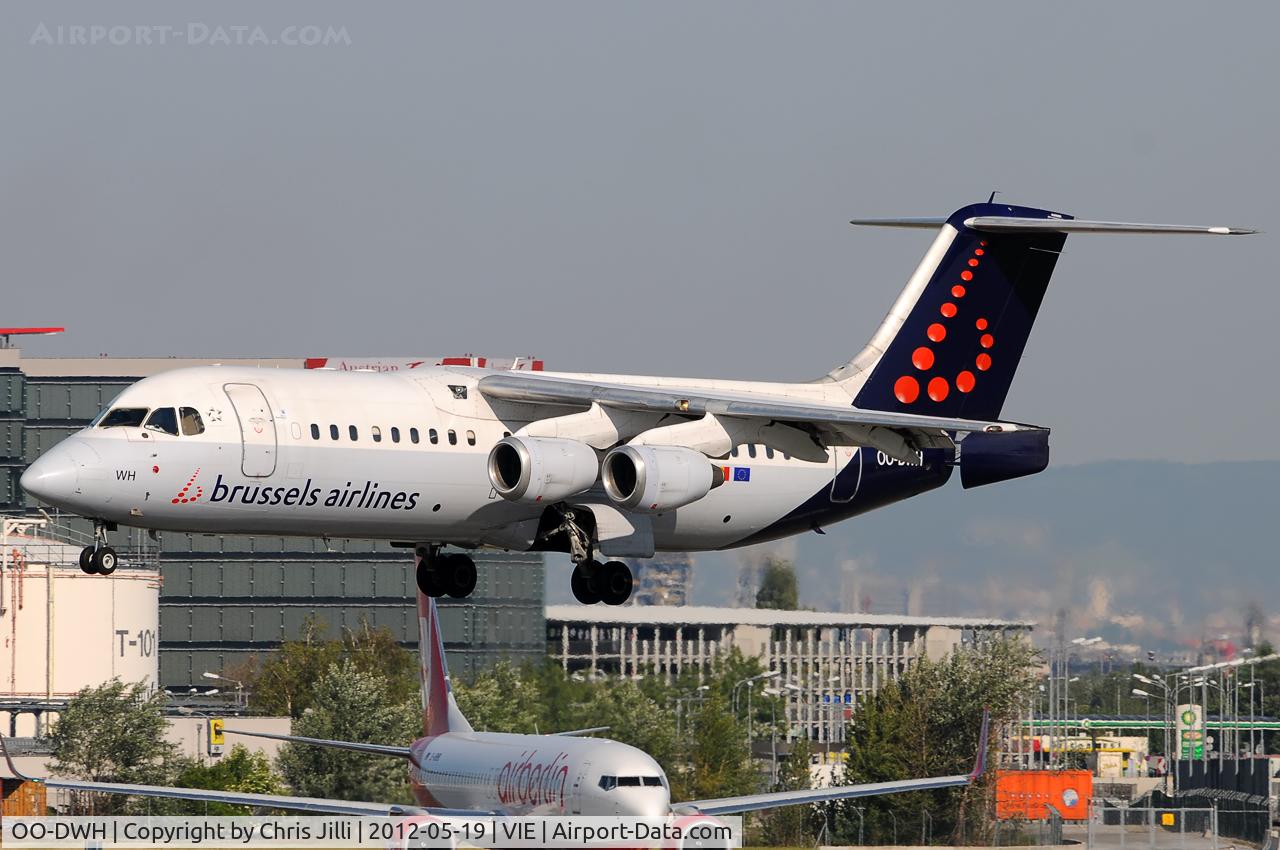 OO-DWH, 1998 British Aerospace Avro 146-RJ100 C/N E3340, Brussels Airlines
