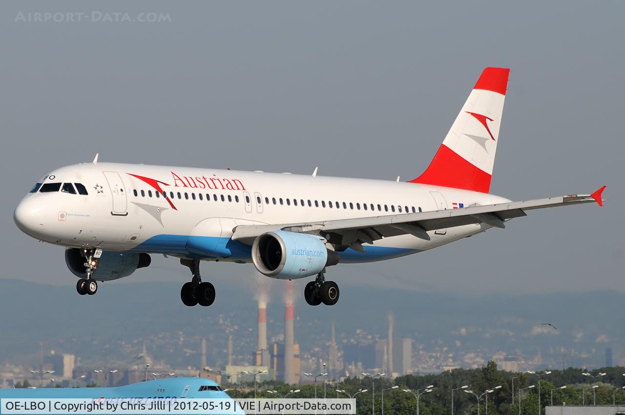 OE-LBO, 1998 Airbus A320-214 C/N 776, Austrian Airlines