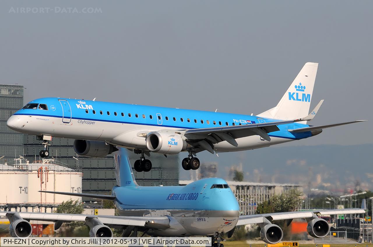 PH-EZN, 2010 Embraer 190LR (ERJ-190-100LR) C/N 19000342, KLM