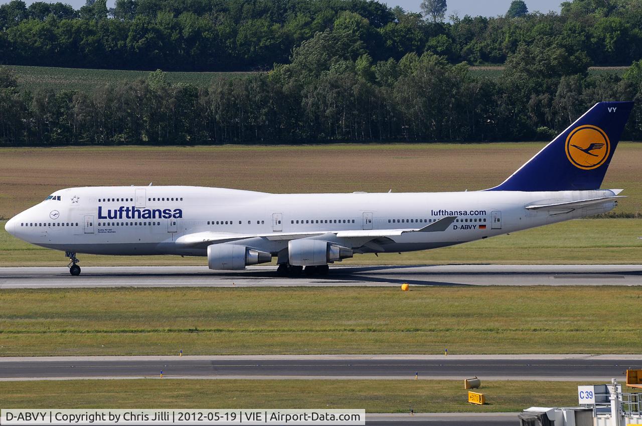 D-ABVY, 2000 Boeing 747-430 C/N 29869, Lufthansa