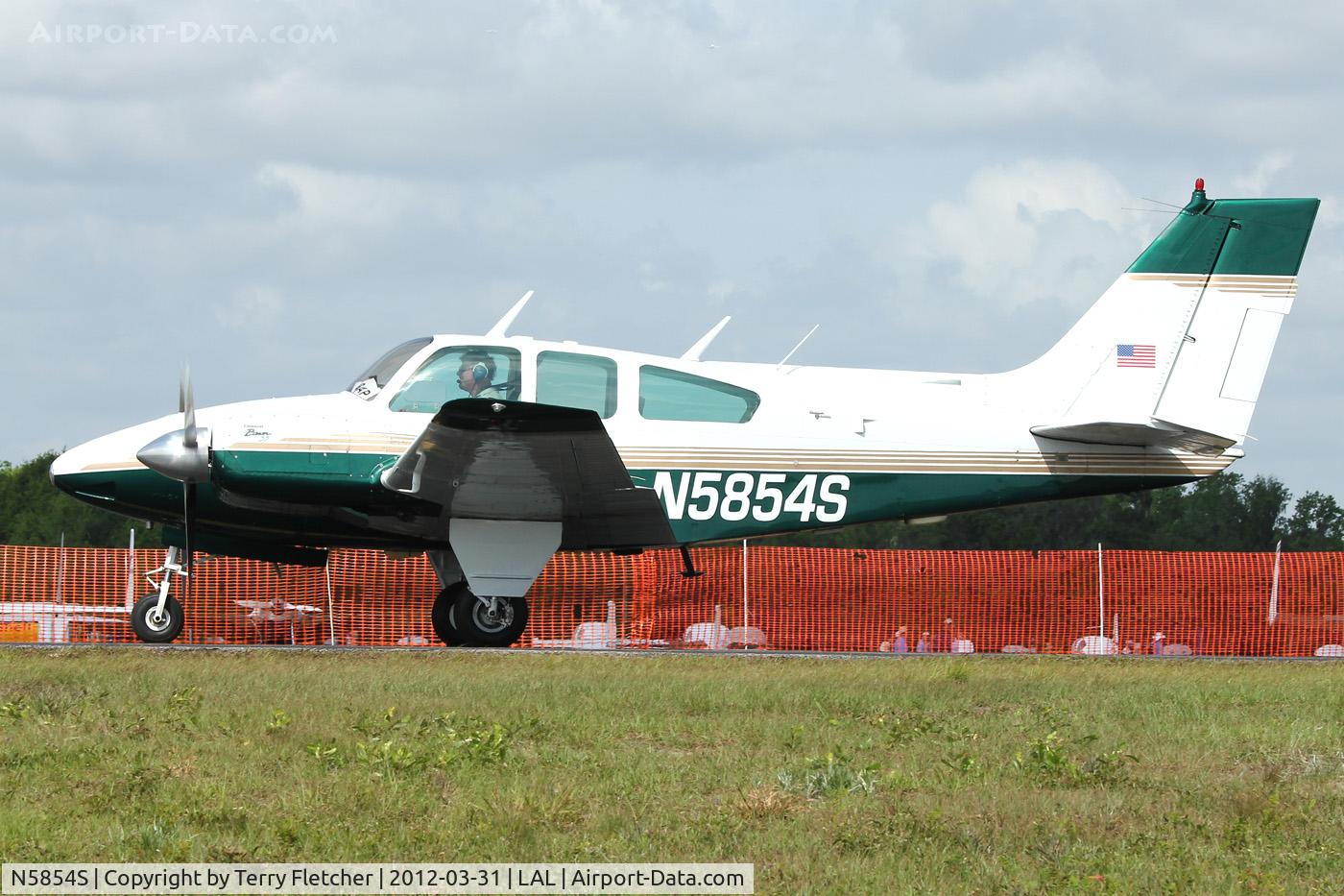 N5854S, 1965 Beech 95-B55 (T42A) Baron C/N TC-846, At 2012 Sun n Fun