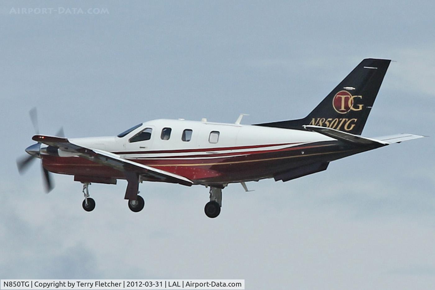 N850TG, 2008 Socata TBM-700 C/N 449, At 2012 Sun n Fun