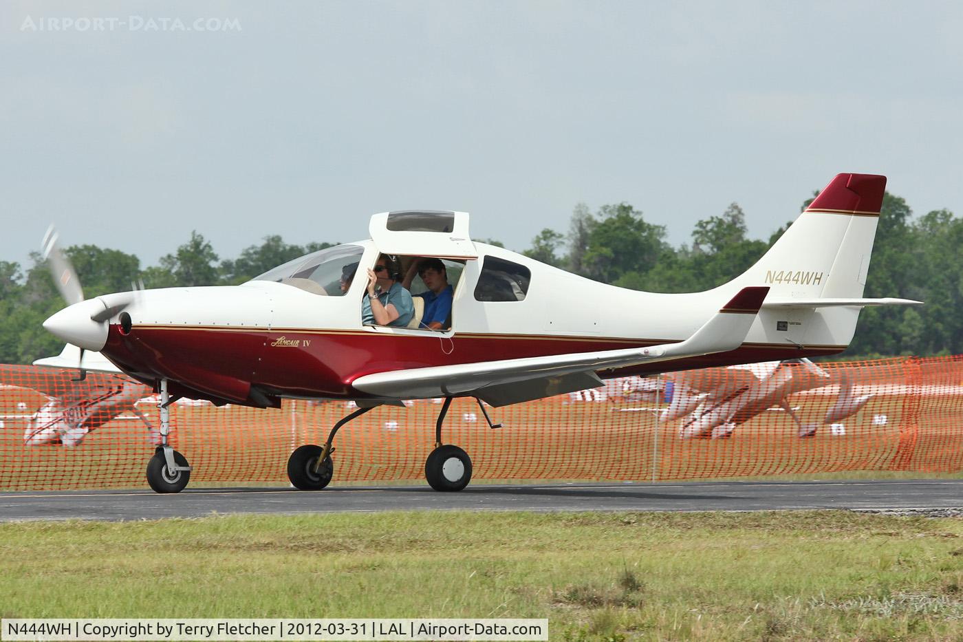 N444WH, 1995 Lancair IV C/N 100, At 2012 Sun n Fun