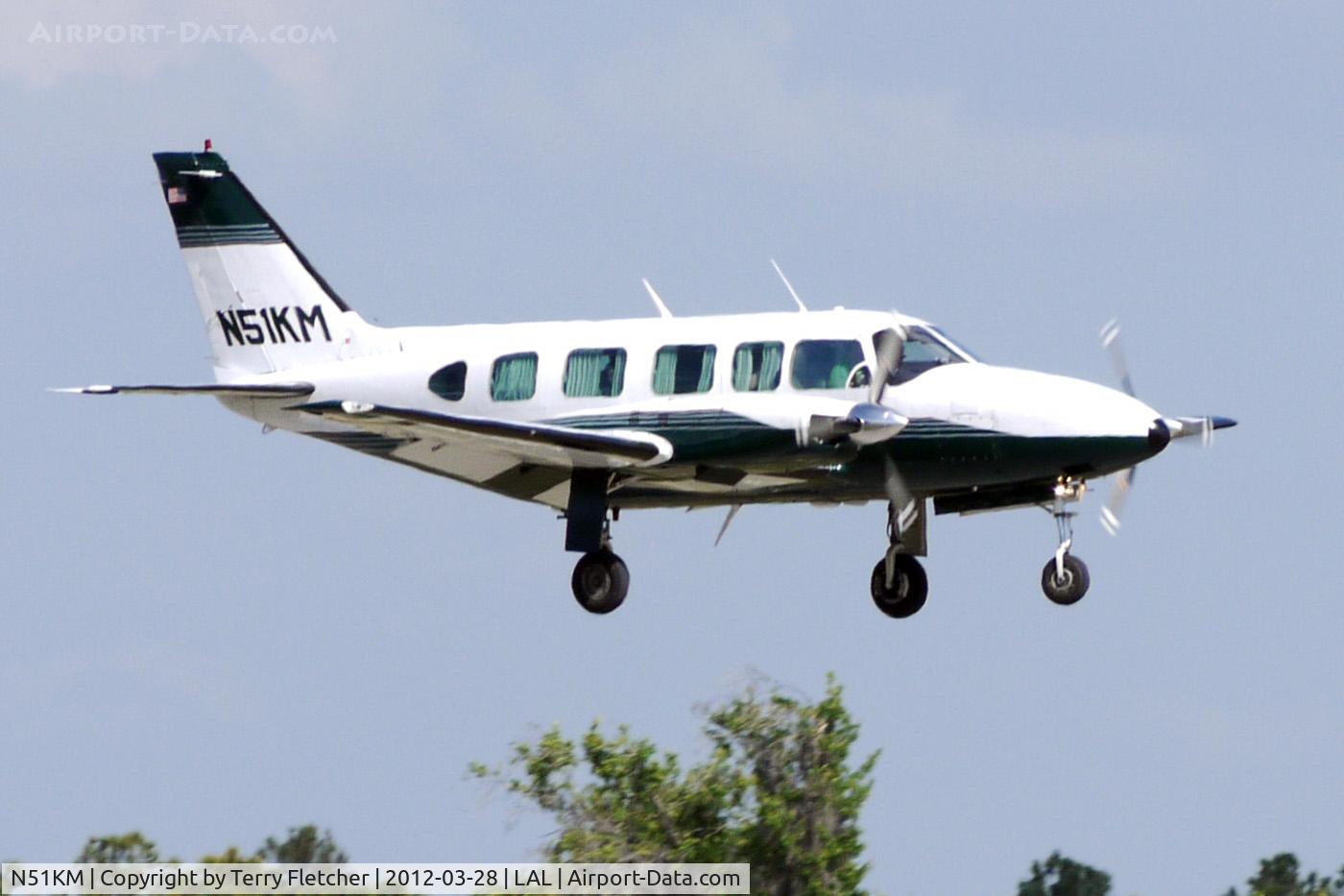 N51KM, 1973 Piper PA-31-350 Chieftain C/N 31-7305009, At 2012 Sun n Fun