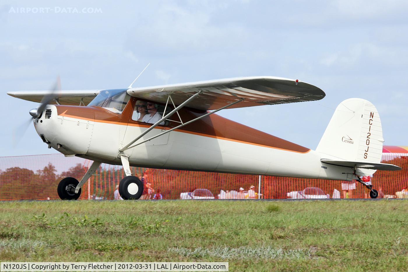 N120JS, 1947 Cessna 120 C/N 13137, At 2012 Sun n Fun