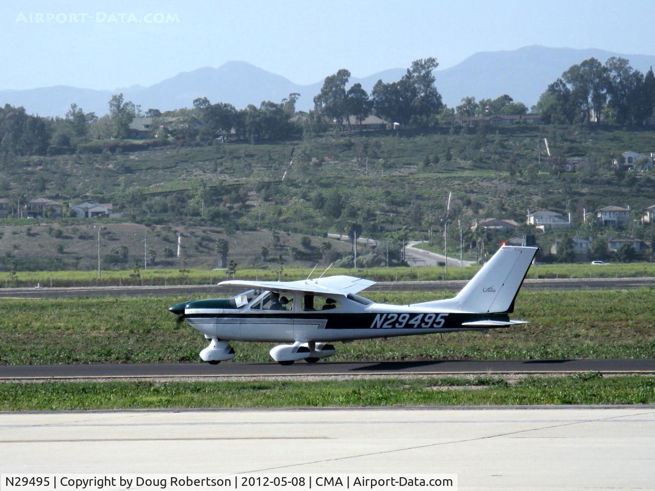 N29495, Cessna 177 Cardinal C/N 17700926, 1968 Cessna 177 CARDI(NAL, Lycoming O-360-A1A 180 Hp upgrade by STC conversion, many speed mods, taxi to Rwy 26