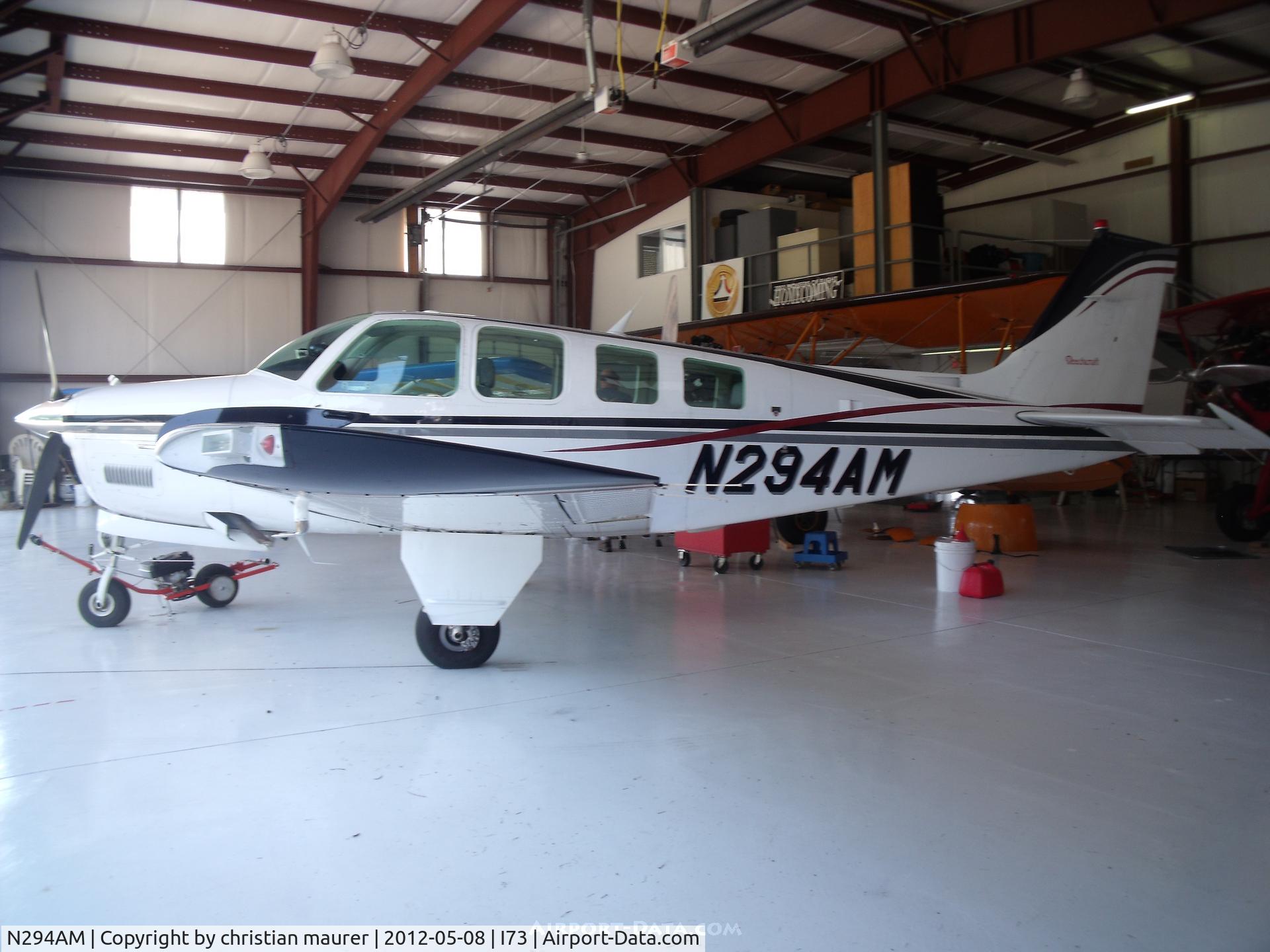 N294AM, 1985 Beech A36 Bonanza 36 C/N E-2262, very nice a36