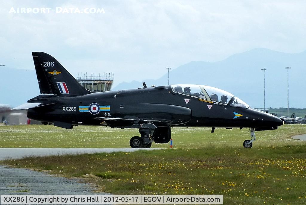 XX286, 1979 Hawker Siddeley Hawk T.1A C/N 112/312111, RAF 208(R) Sqdn
