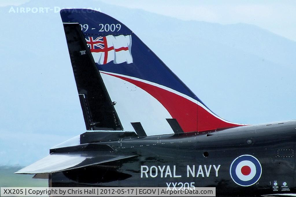 XX205, 1978 Hawker Siddeley Hawk T.1A C/N 052/312052, Fleet Requirements Air Direction Unit (FRADU)