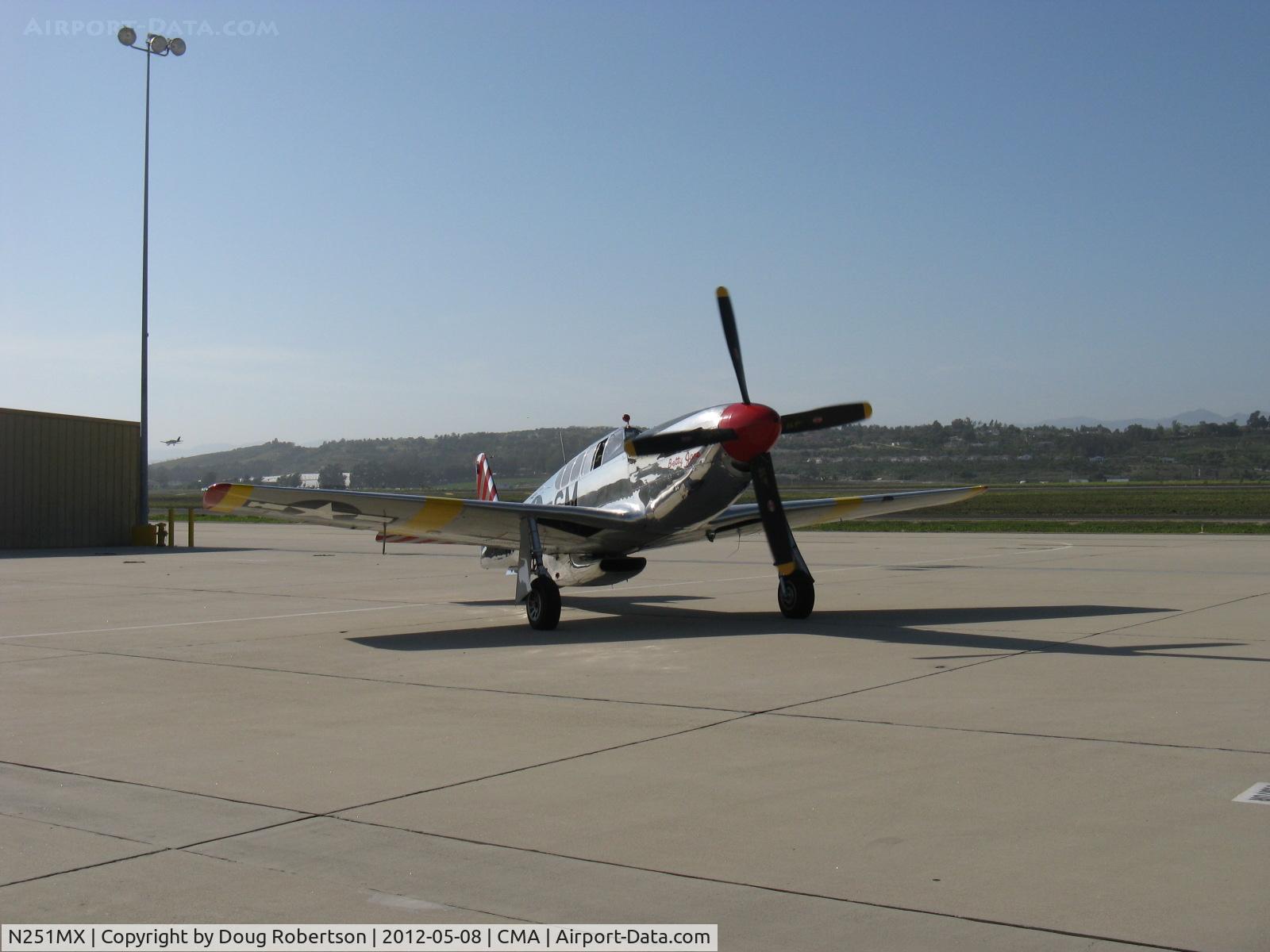 N251MX, 1943 North American P-51C-10 Mustang C/N 103-22730, 1943 North American TP-51C-10 MUSTANG 'Betty Jane', Packard Liberty/RR V-1650 1,380 Hp, mod. for tandem dual control, World's SOLE REMAINING EXAMPLE of just five built, taxi in w/ paid passenger