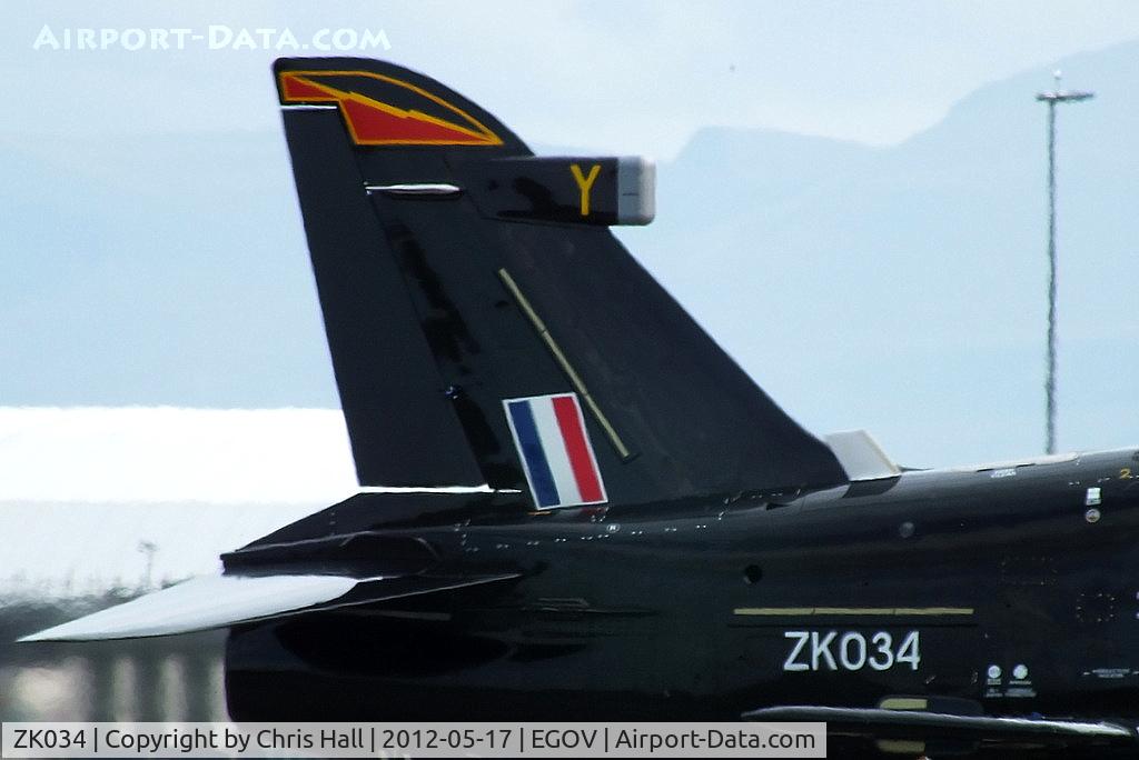 ZK034, 2010 British Aerospace Hawk T2 C/N RT025/1263, now wearing IV(Reserve) Squadron markings and coded Y