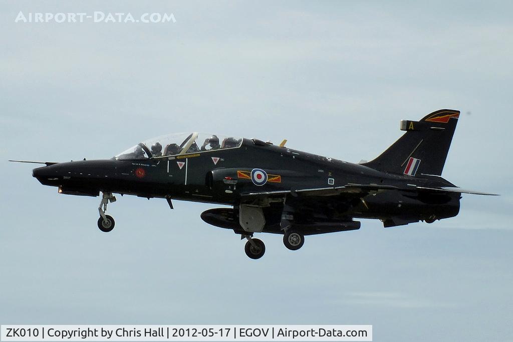 ZK010, 2005 British Aerospace Hawk T2 C/N RT001/1239, now wearing IV(Reserve) Squadron markings and coded A