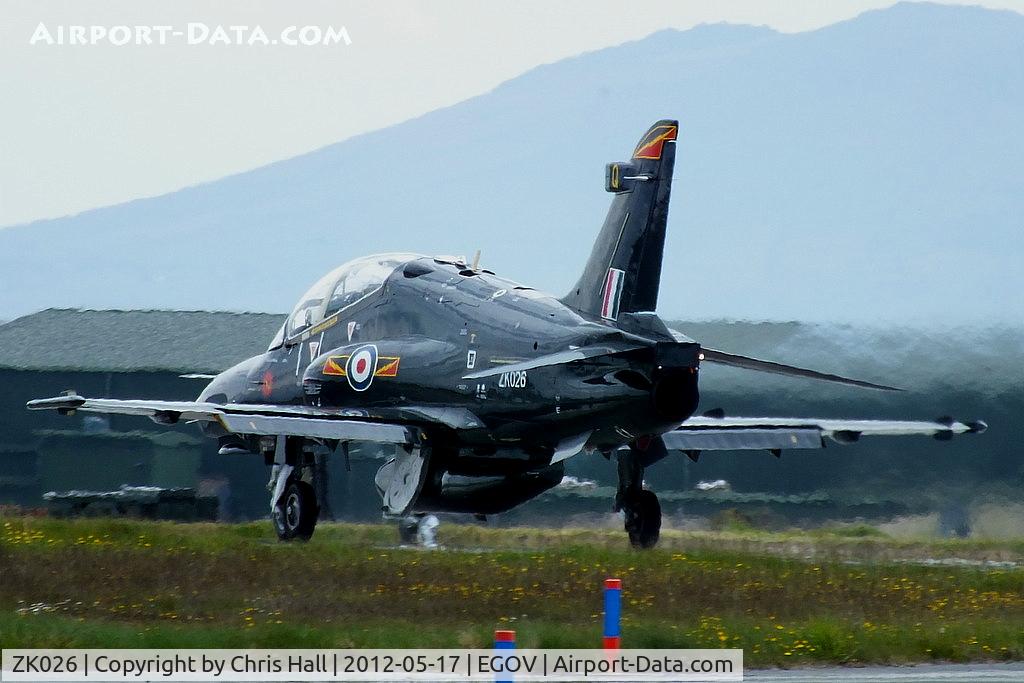 ZK026, 2009 British Aerospace Hawk T2 C/N RT017/1255, now wearing IV(Reserve) Squadron markings and coded Q