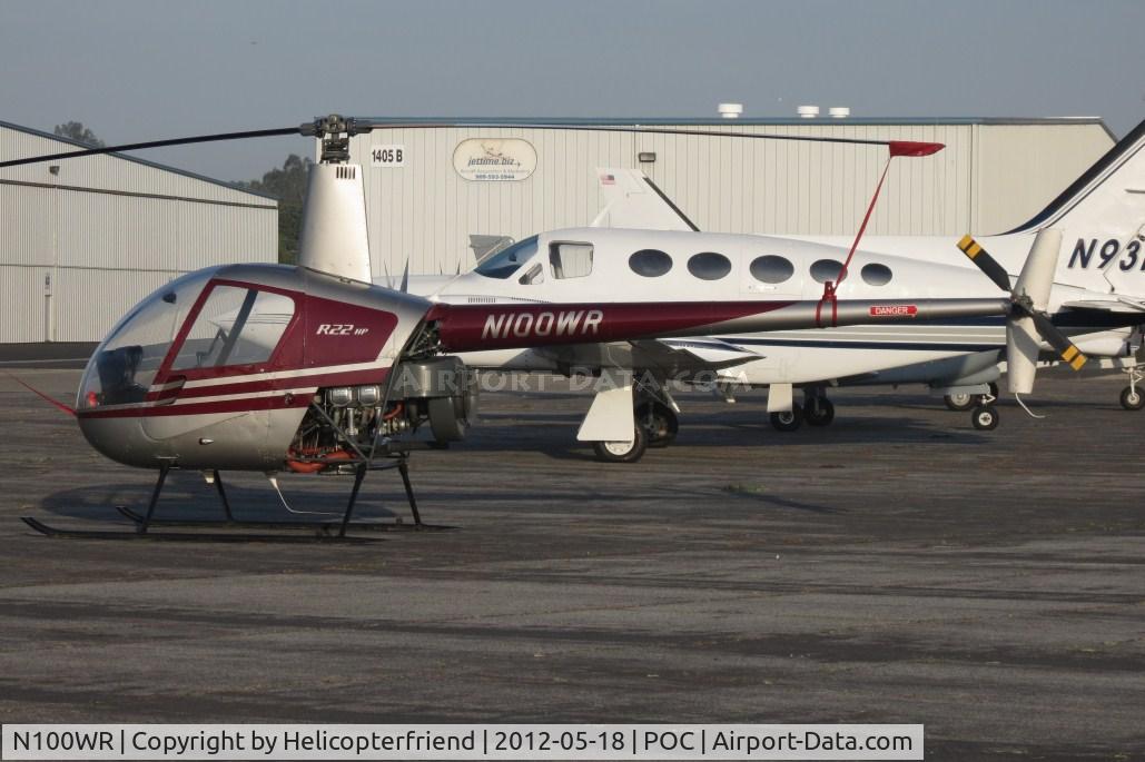 N100WR, 1981 Robinson R22 C/N 157, Parked in area north of Howard Aviation