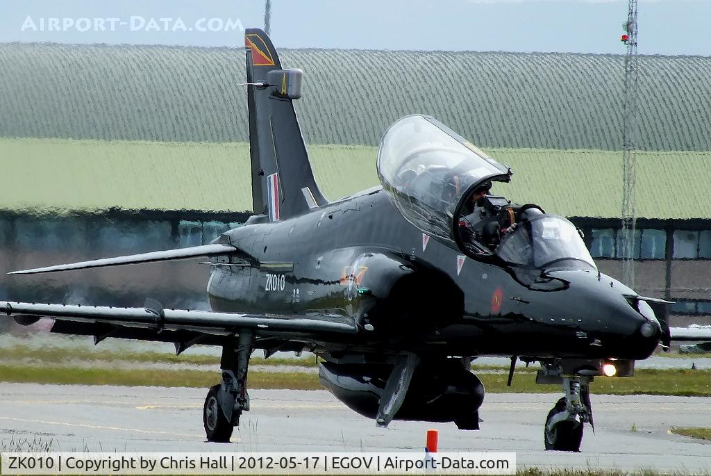 ZK010, 2005 British Aerospace Hawk T2 C/N RT001/1239, now wearing IV(Reserve) Squadron markings and coded A