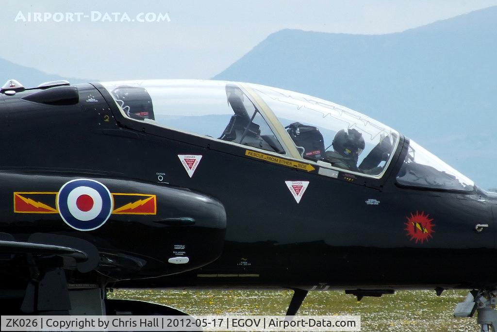 ZK026, 2009 British Aerospace Hawk T2 C/N RT017/1255, now wearing IV(Reserve) Squadron markings and coded Q