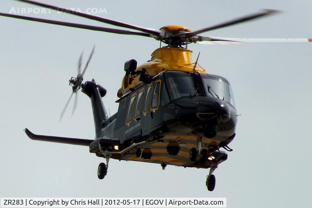 ZR283, 2010 AgustaWestland AW-139 C/N 31283, RAF Search and Rescue Training Unit (SARTU)