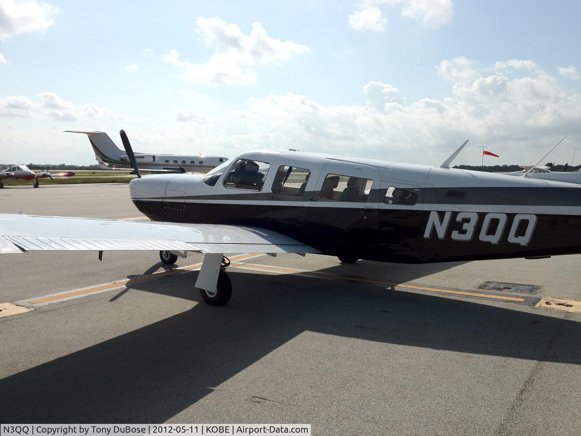 N3QQ, 1976 Piper PA-32R-300 Cherokee Lance C/N 32R-7680237, Preparing to Departy KOBE After meeting