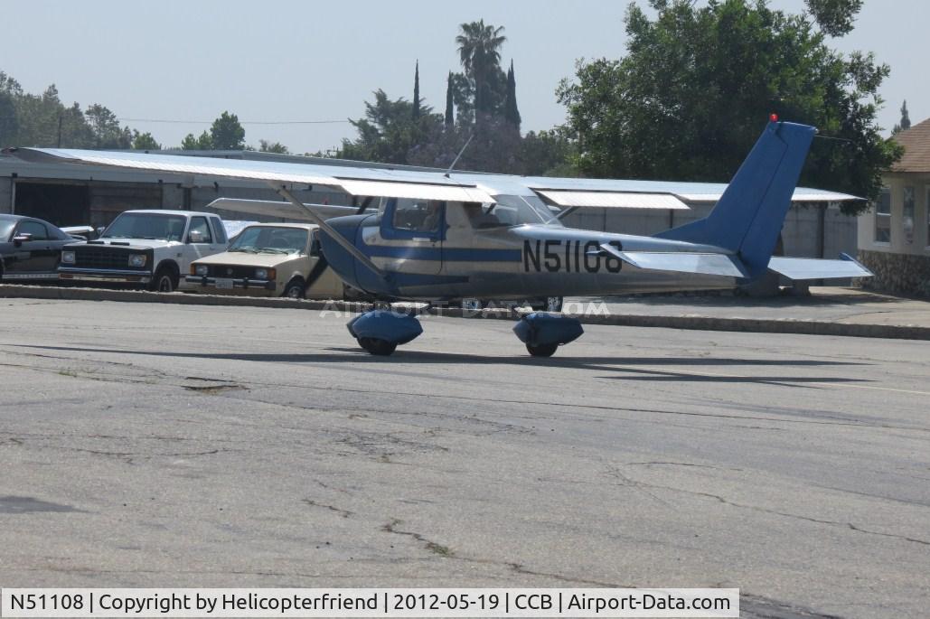 N51108, 1968 Cessna 150J C/N 15069772, Stopped north of Maniac Mike's cafe