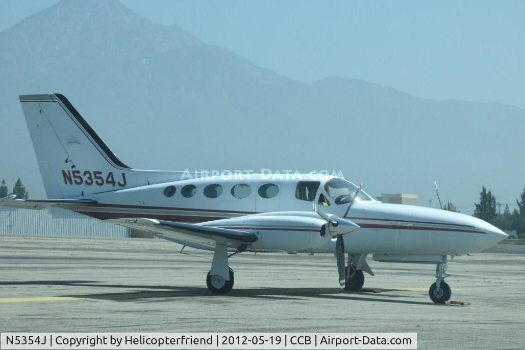 N5354J, 1979 Cessna 421C Golden Eagle C/N 421C0668, Parked north of Maniac Mike's Cafe