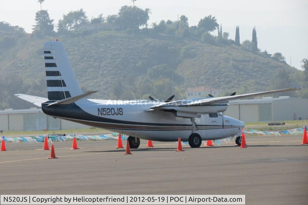N520JS, 1961 Aero Commander 500-A C/N 500A-1130-60, Already parked in static display area for Sunday's show