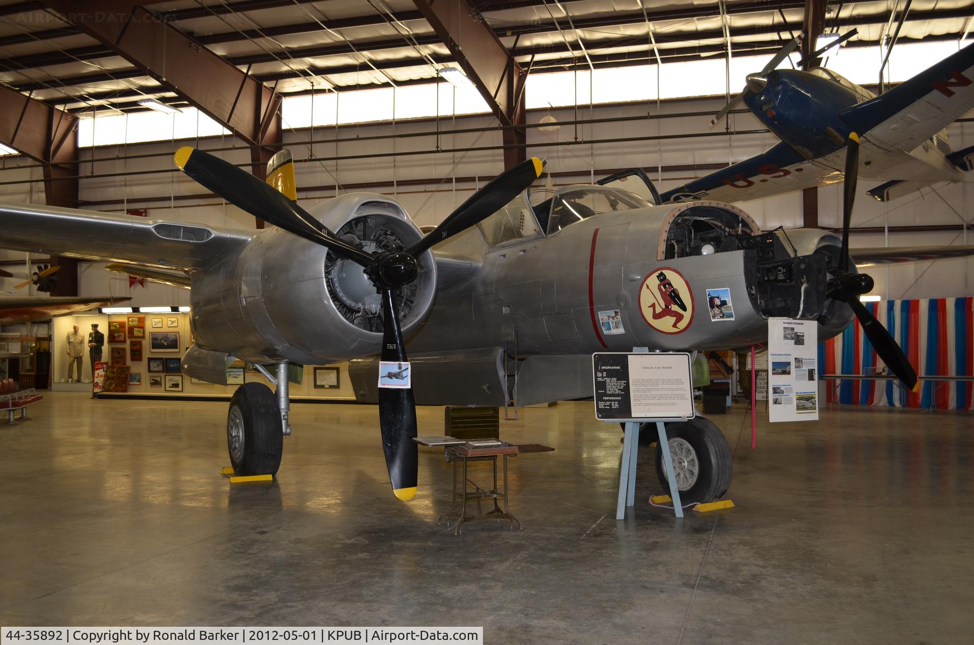 44-35892, 1944 Douglas A-26C Invader C/N 29171, Weisbrod Museum Pueblo