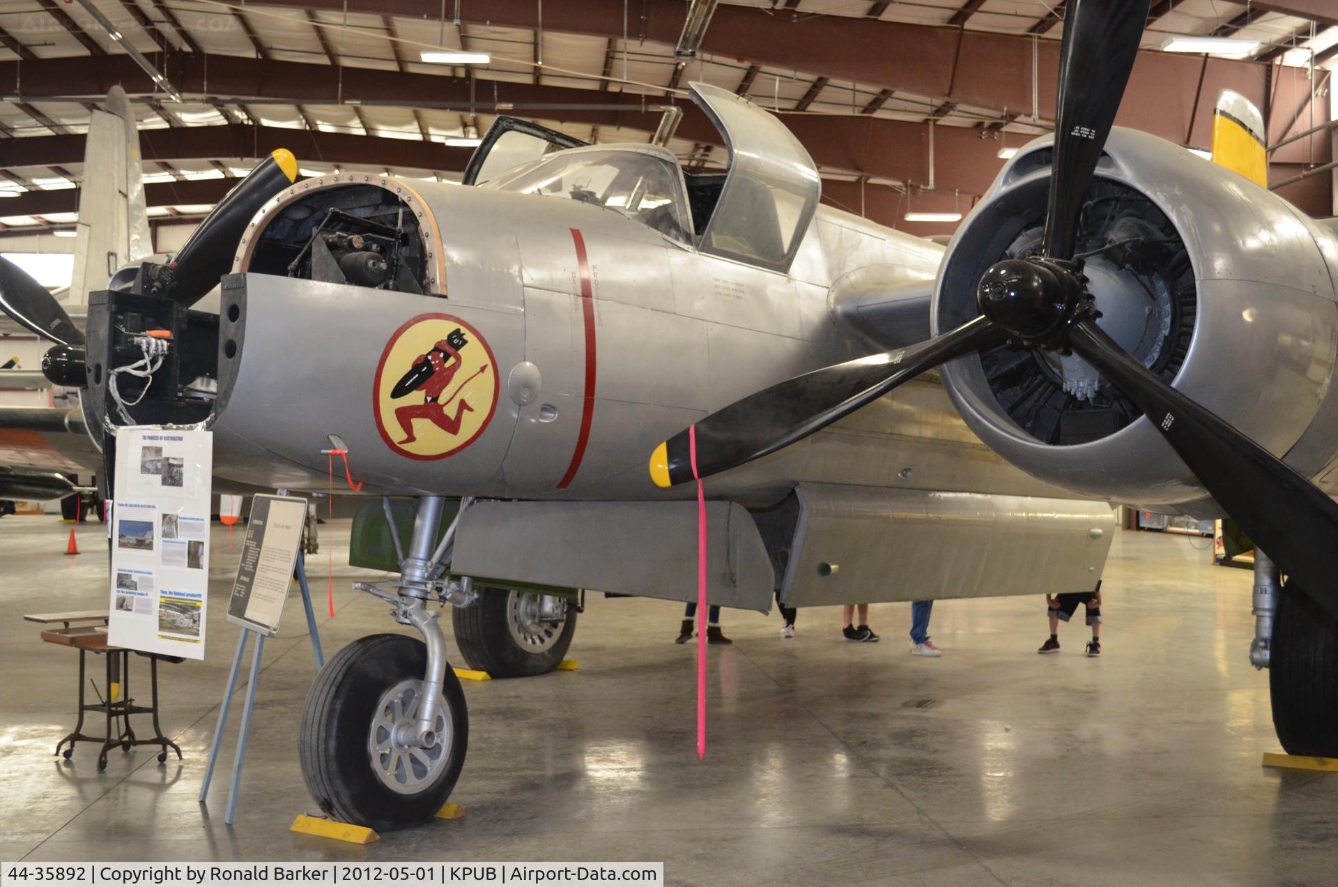 44-35892, 1944 Douglas A-26C Invader C/N 29171, Weisbrod Museum Pueblo
