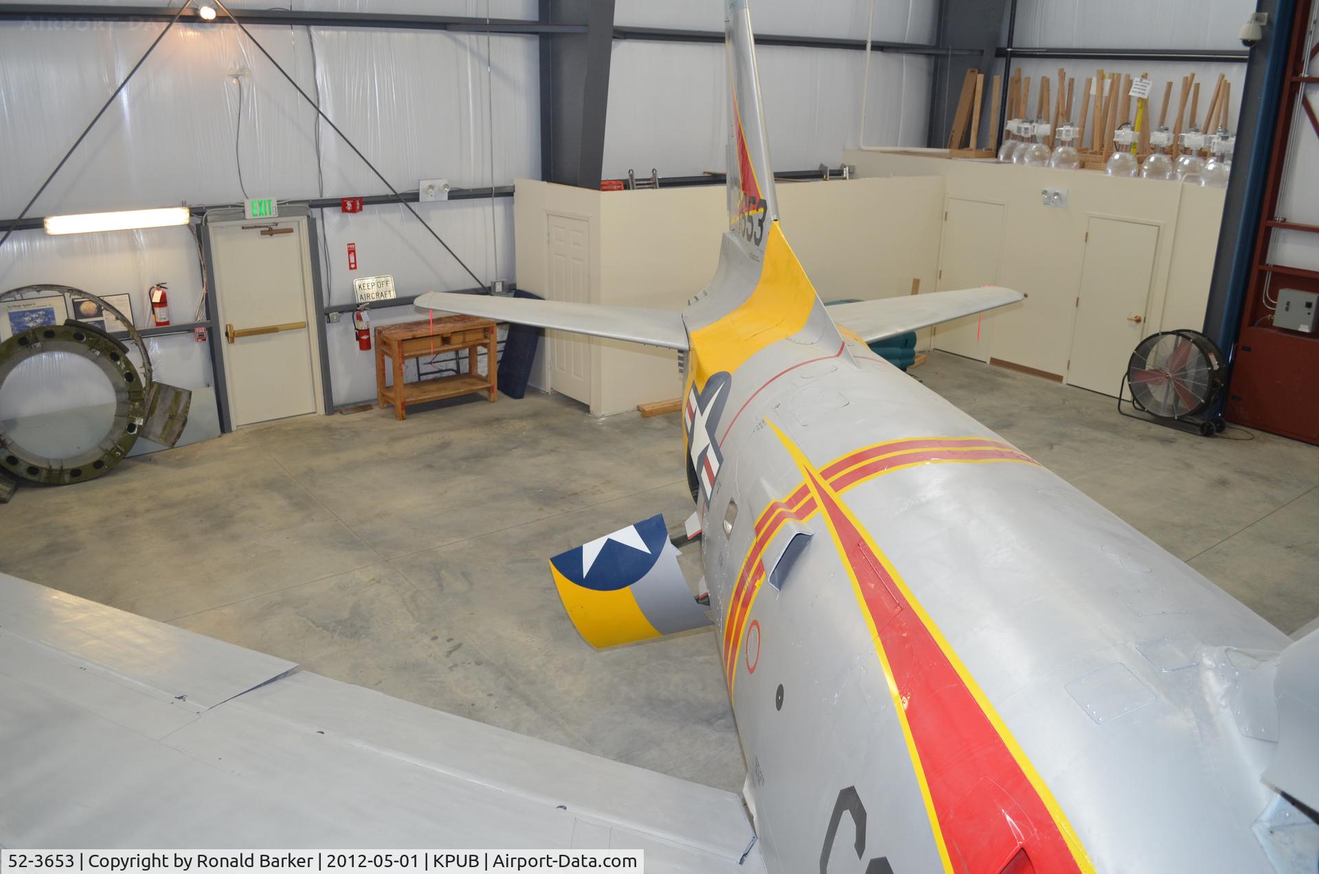 52-3653, 1952 North American F-86D Sabre C/N 190-56, Weisbrod Museum Pueblo